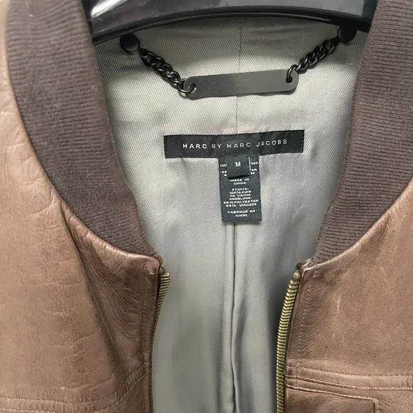Marc by March Jacobs Leather Jacket Size Medium - Picture 2 of 4